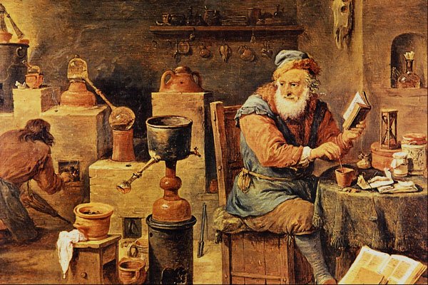 492020 L'alchimiste , David Teniers The Younger A4 Photo Print