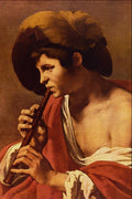 492022 Flotenblaser II , Hendrick Terbrugghen A4 Photo Print