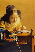 492023 The Lace Maker , Jan Vermeer Van Delft A4 Photo Print