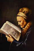 492030 Rembrandt's Mother , Gerard Dou A4 Photo Print