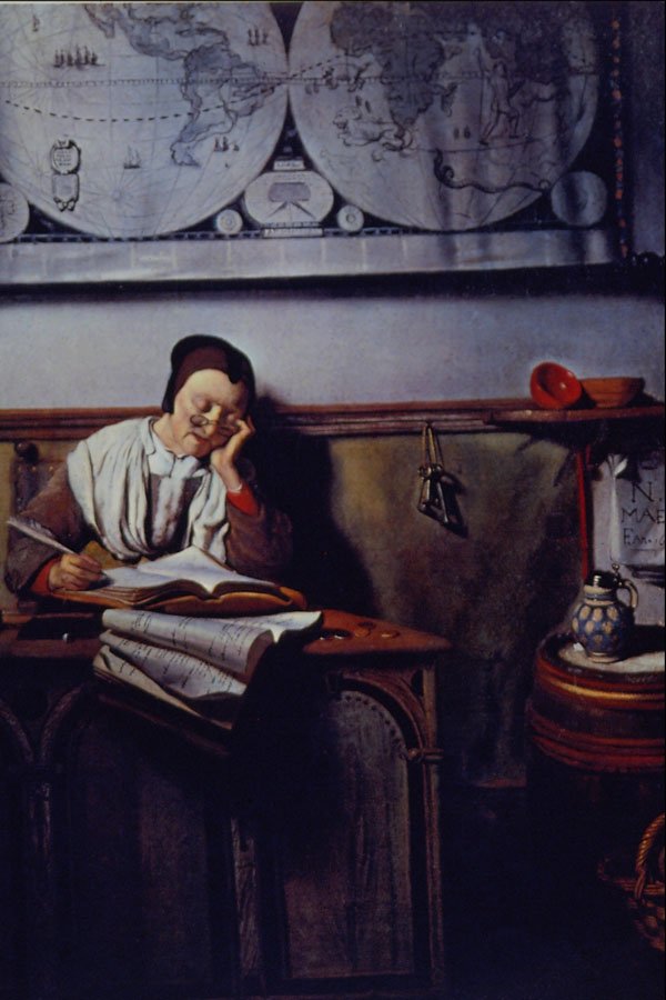 492035 The Housekeeper , Nicolaes Maes A4 Photo Print