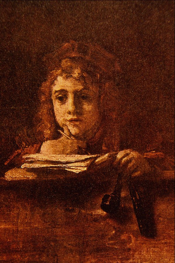 492041 Titus Writing , Rembrandt Harmenszoon Van Rijn A4 Photo Print