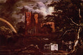 492058 Cemetery At Oudekerk , Jacob Van Ruysdael A4 Photo Print