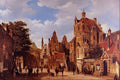 492061 Old Amsterdam , Barend Cornelis Koekkoek A4 Photo Print