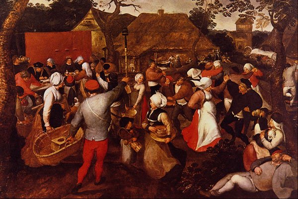 492069 Village Holiday , Pieter Brueghel A4 Photo Print
