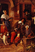 492077 The Sleppy Sportsman , Gabriel Metsu A4 Photo Print
