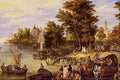 492082 The Landing Square , Jan Brueghel A4 Photo Print