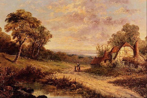 492083 Afternoon Stroll , M.M. Jacobi A4 Photo Print