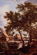 492085 The Watermill , Meindert Hobbema A4 Photo Print