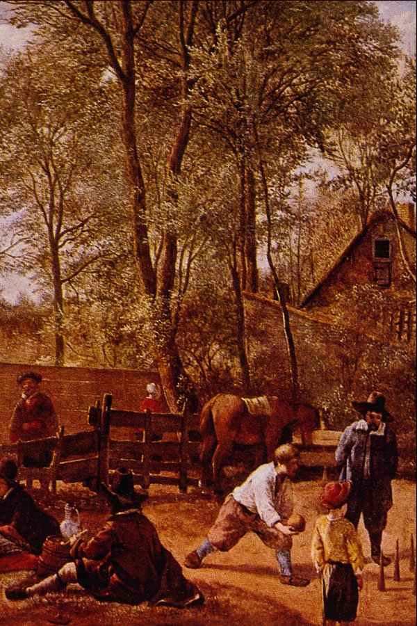 492088 Skittle Players , Jan Havicksz Steen A4 Photo Print