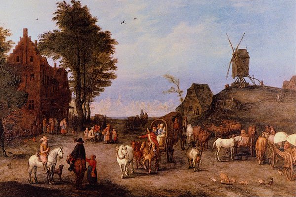 492089 Paesaggio , Paul Bril A4 Photo Print