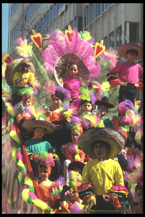 493004 Carnival, Limassol, Cyprus A4 Photo Print