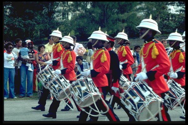 493009 Bermuda Regiment Band A4 Photo Print