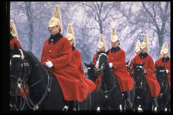 493013 Queen's Life Guards Entering Horse Guards Parade, England A4 Photo Print