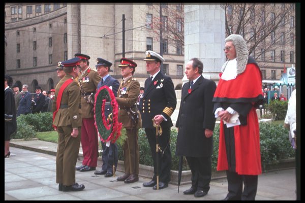 493026 Remembrance Day Parade In St. Peter's Square, England A4 Photo Print
