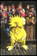 493033 Tired Daffodil Resting During The Pre Lent Carnival A4 Photo Print