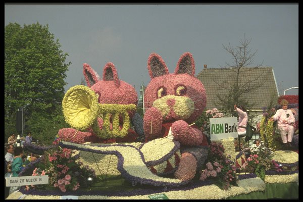 493039 The Netherlands Float In Bloemencorso, Held Every April A4 Photo Print
