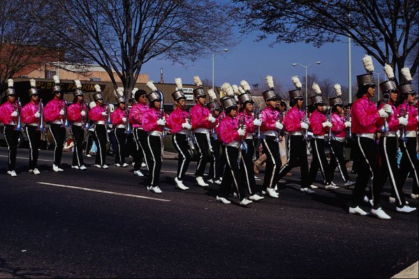 493098 Marching Band In Parade A4 Photo Print