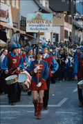 493099 Fasching Parade In Kuhbach, Germany A4 Photo Print