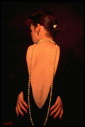 494050 Pearls And Back, Karen Stacey, Ottawa A4 Photo Print