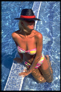 494071 Woman In Pool, Spain A4 Photo Print