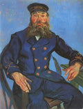 495 Portrait Of The Postman Joseph Roulin Arles 1888 A4 Photo Print
