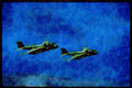496008 EA 6B Prowler In Flight A4 Limited Edition Watercolour Print