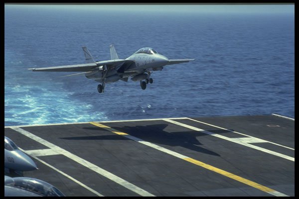 496012 F 14 Tomcat About To Land A4 Photo Print