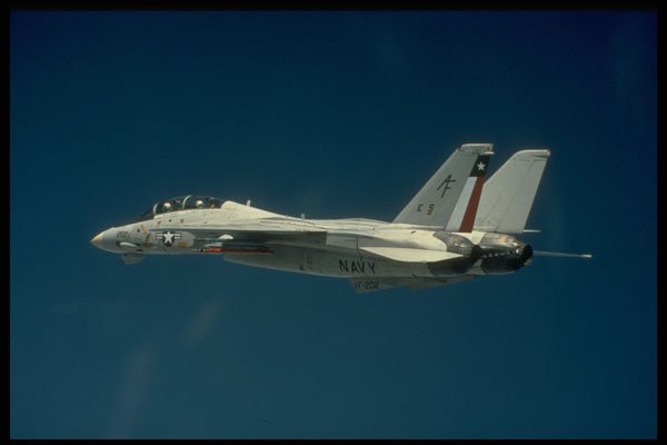 496018 F 14 Tomcat In Flight A4 Photo Print