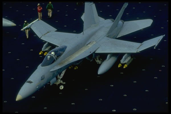 496020 FA 18 On Deck With Bombs A4 Photo Print