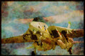 496025 F 14 Tomcat About To Land A4 Limited Edition Watercolour Print