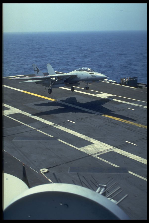 496028 F 14 Tomcat Landing On USS Nimitz A4 Photo Print