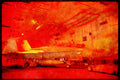 496034 FA 18 On Carrier Hangar Deck A4 Limited Edition Watercolour Print