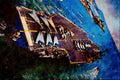 496043 USS Ranger A4 Limited Edition Watercolour Print