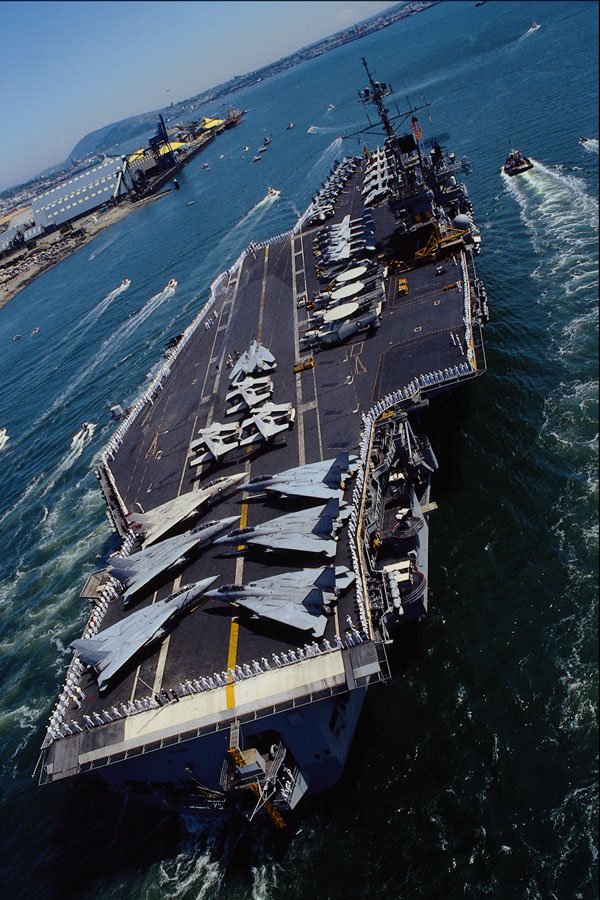 496043 USS Ranger A4 Photo Print