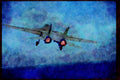 496046 F 14 Takes Off From The Carrier In Full Afterburner A4 Limited Edition Watercolour Print