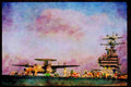 496059 E 2 Hawkeye Taxis Into Position For Launch A4 Limited Edition Watercolour Print