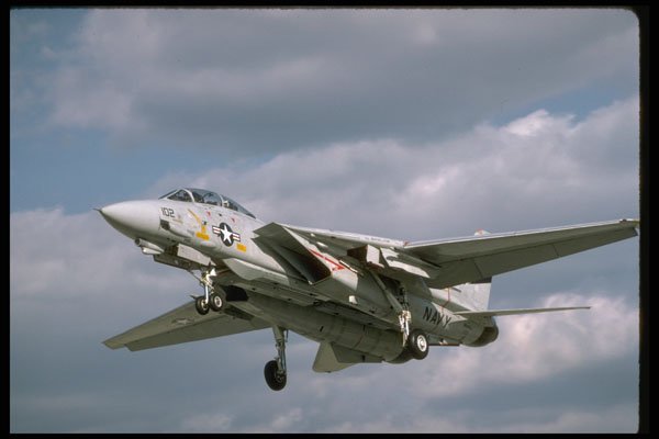 496067 F 14 Tomcat On Final Approach To The Carrier A4 Photo Print