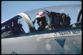 496069 F 14 Pilot Salutes Prior To Launch A4 Photo Print