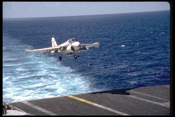 496075 KA 6 Intruder About To Land On The USS Constellation A4 Photo Print