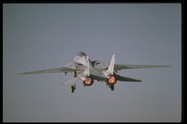 496095 F 14 Tomcat Takes Off In Full Afterburner A4 Photo Print