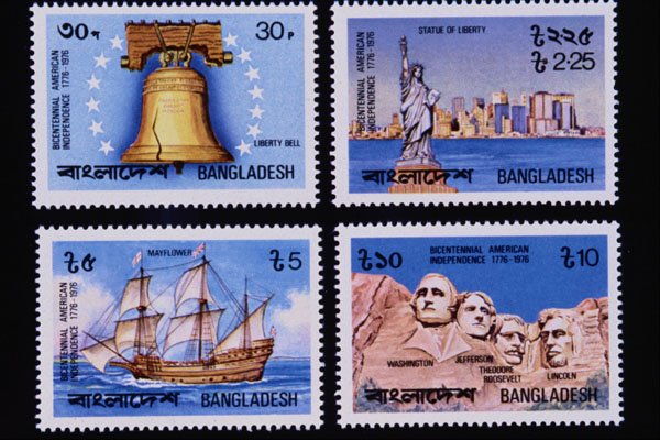 497005 United States Bi centennial, Bangladesh A4 Photo Print