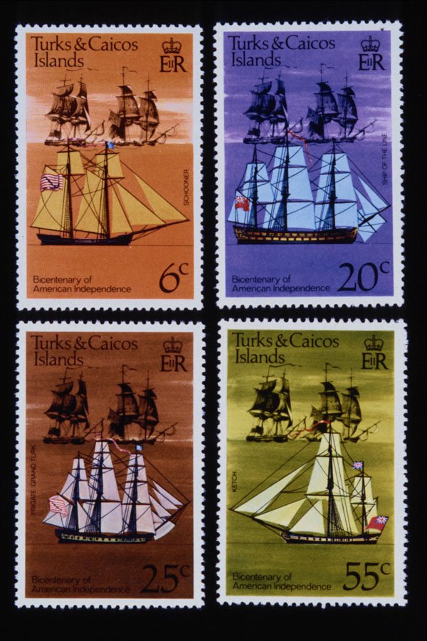 497084 Ships, Turks And Caicos Islands A4 Photo Print