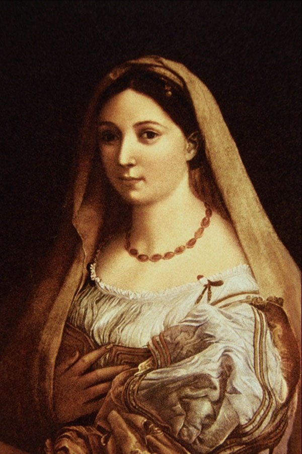 498006 La Fornarina , Sanzio Raffaello A4 Photo Print