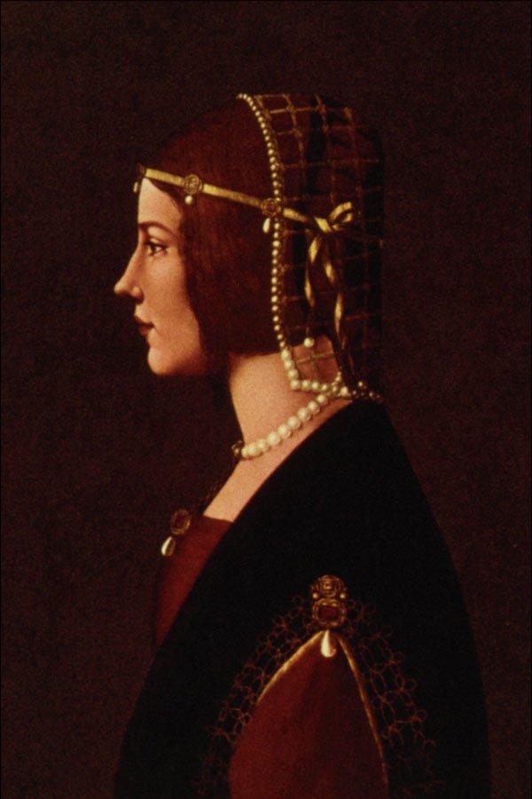 498007 Portrait Of A Lady , Ambrogio De Predis A4 Photo Print