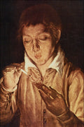 498011 The Boy With The Fire Brand , El Greco A4 Photo Print