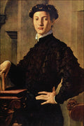 498013 Portrait Of A Young Man , Il Bronzino A4 Photo Print