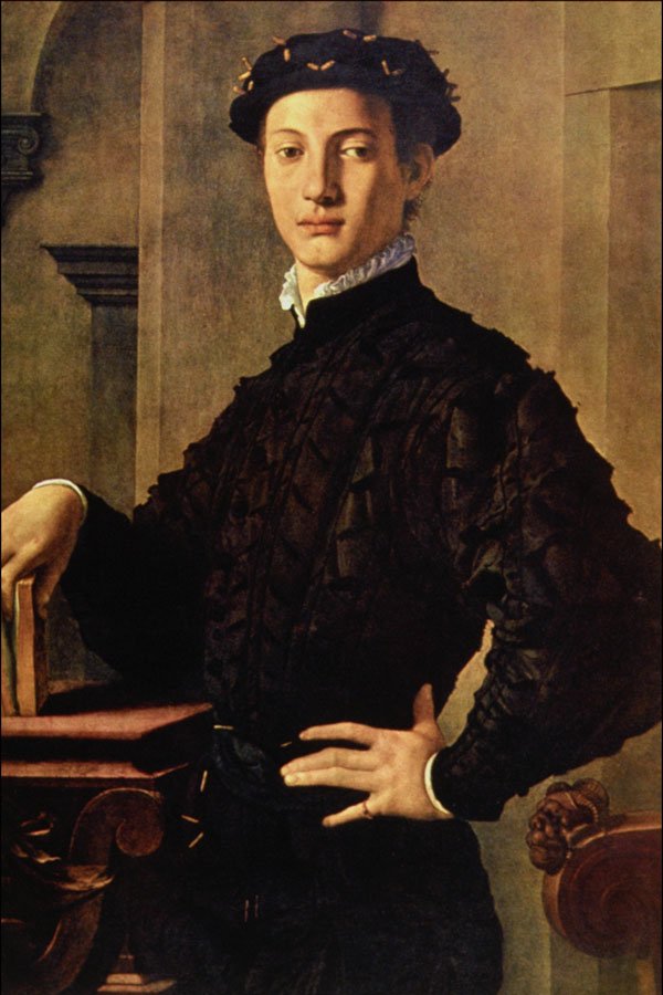 498013 Portrait Of A Young Man , Il Bronzino A4 Photo Print