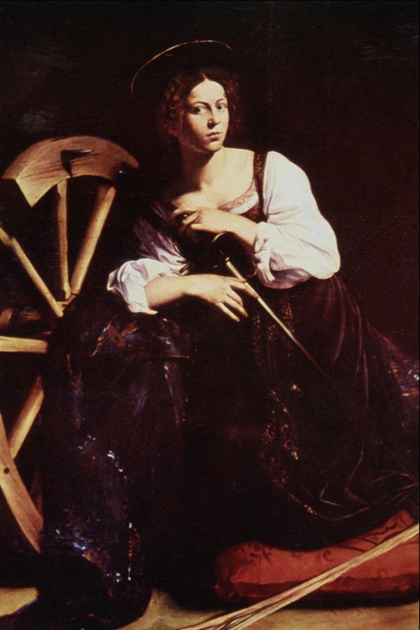 498014 Katharina , Michelangelo Caravaggio A4 Photo Print