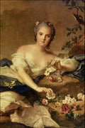 498026 Madame Henriette En Flore , Jean Marc Nattier A4 Photo Print